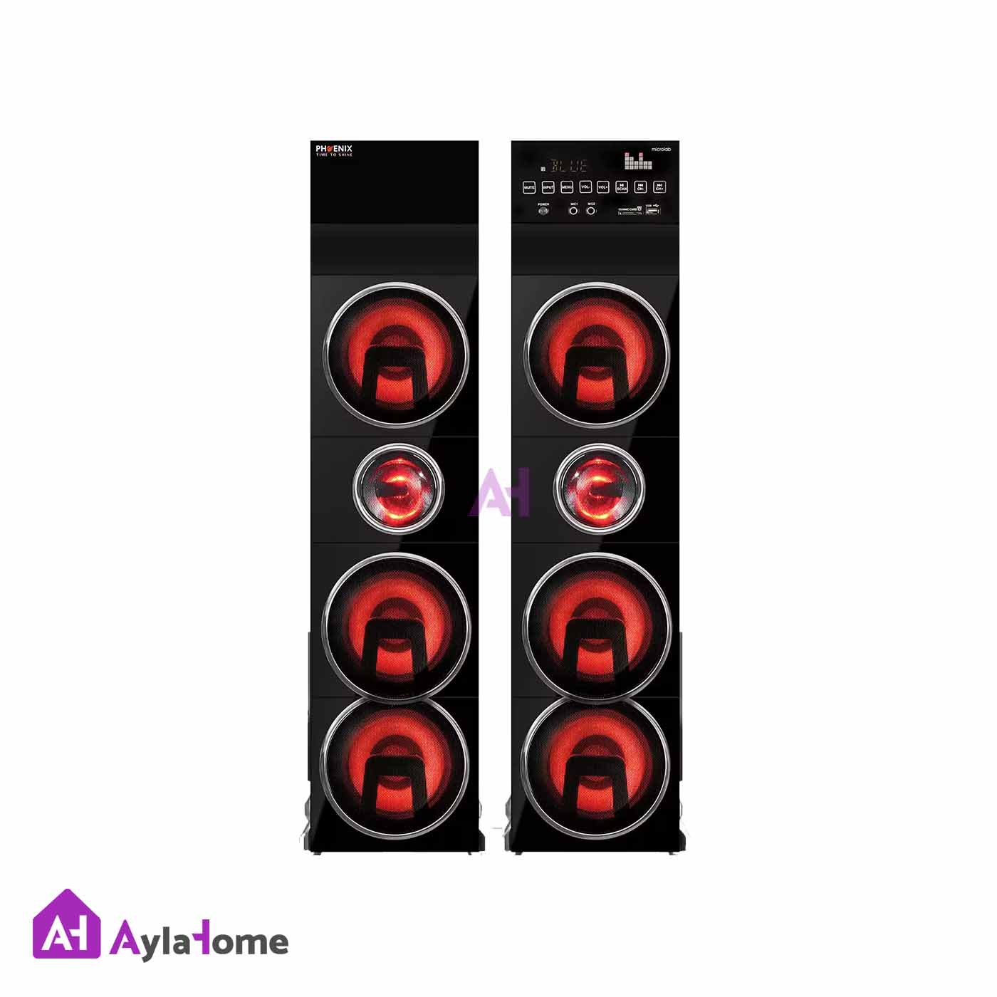 اسپیکر دو تیکه میکرولب مدل فونیکس Phoenix 4 مشکی