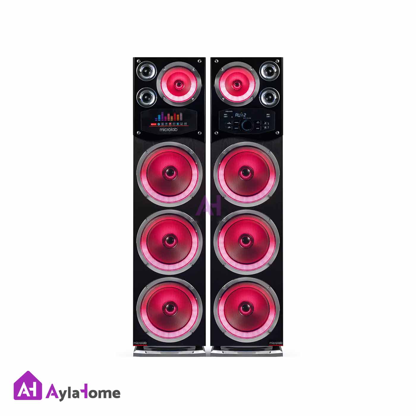 اسپیکر دو تیکه میکرولب مدل سایکلون M310101 Cy مشکی