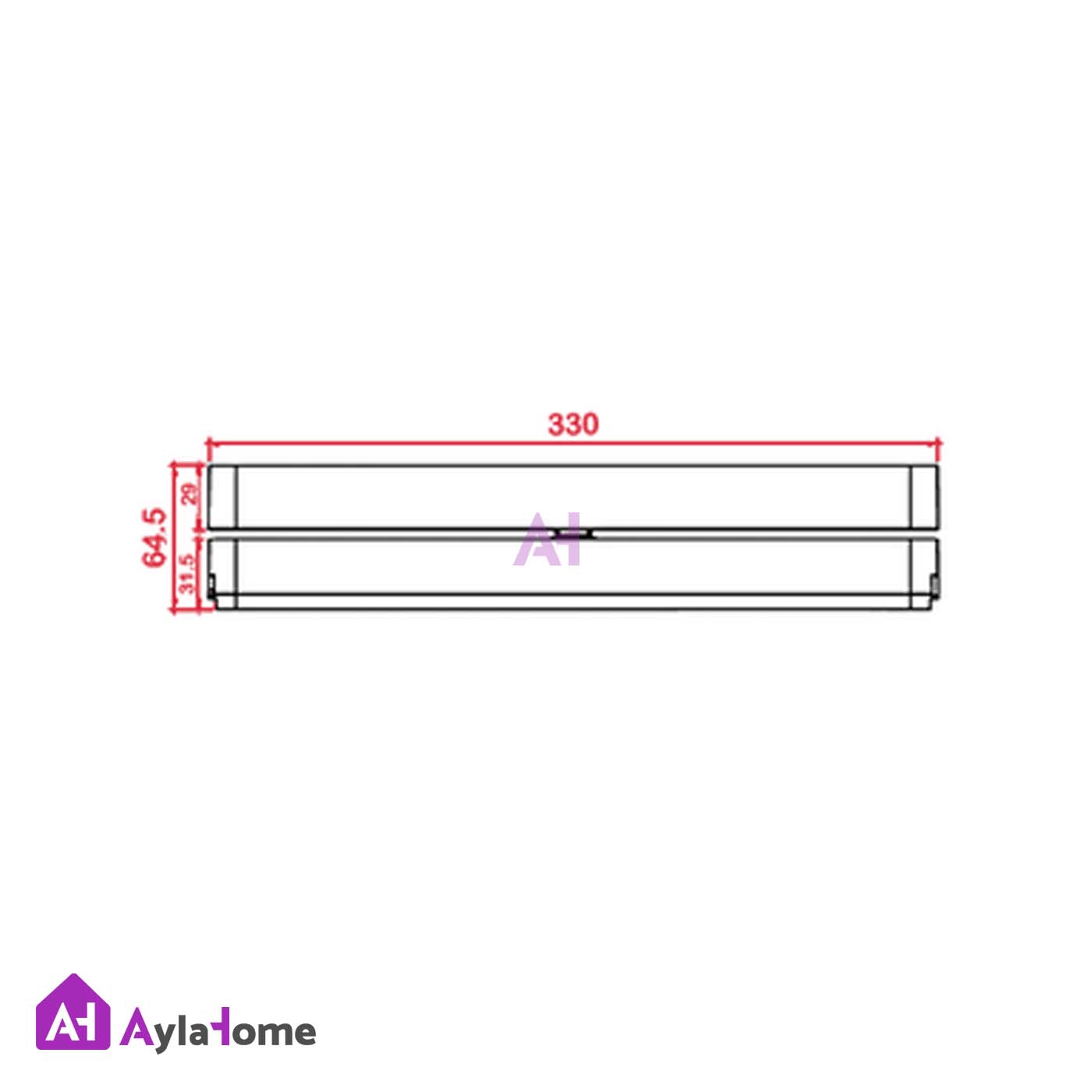 چراغ ترک لایت لنزدار کتابی 18 وات کد ET-Z18-B
